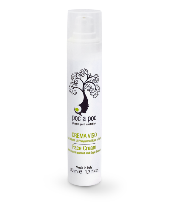 Crema Viso Idratante Bio - Rimpolpante con Acido Ialuronico (50ml)