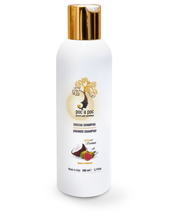 Shampoo Doccia Biologico - Profumo Esotico e Delicato (200ml)