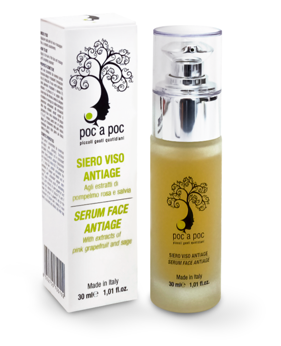 Siero Viso Biologico-Rinnovatore della Pelle con Peptide Antirughe(30ml)