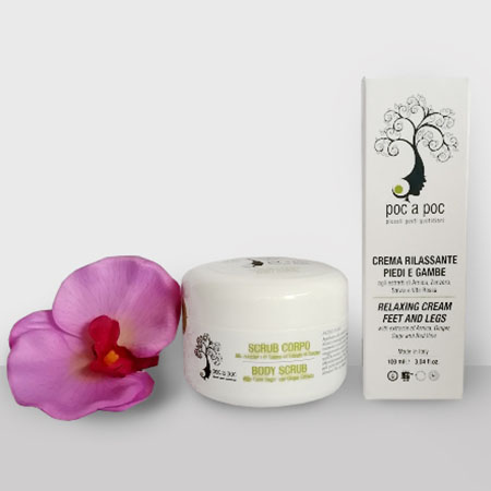 Crema Rilassante e Scrub Corpo Biologico - Delicata Freschezza