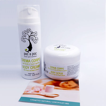 Crema Corpo Esfoliante e Scrub Rigenerante - Pelle Tonica e Idratata