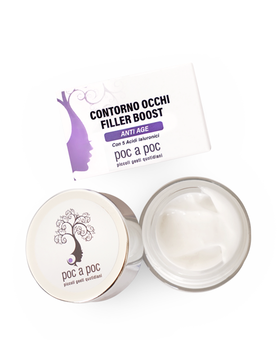 Contorno Occhi Filler Antiage - Mix di 5 Acidi Ialuronici (15 ml)