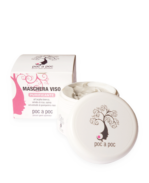 Maschera Argilla Bianca - Nutriente e Purificante (100ml)